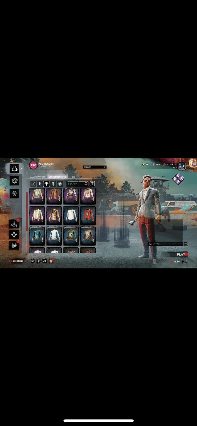 Selling dbd account ohwrecker wraith (inventory) - Others