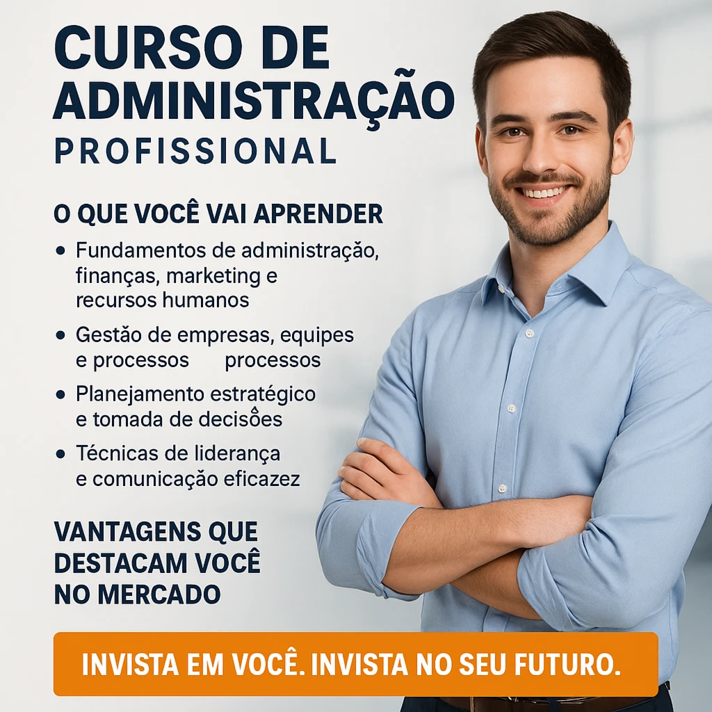 📈 Curso de Administração Profissional - Cursos e Treinamentos