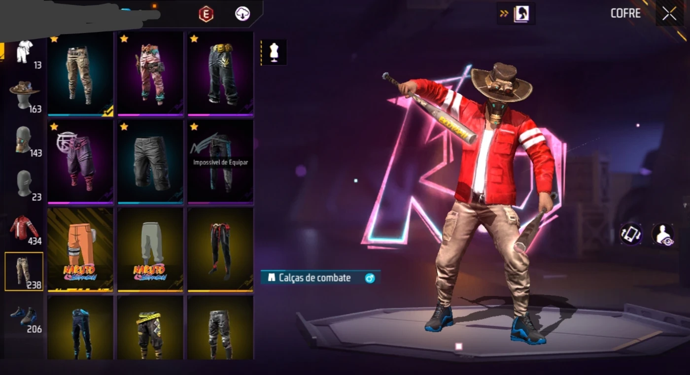 Conta rara Free-fire - Free Fire