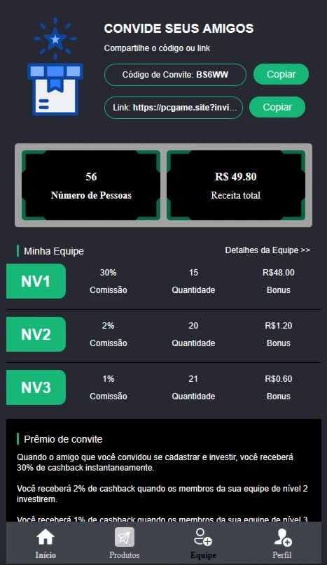 Site de Investimento PC Games - Assinaturas e Premium