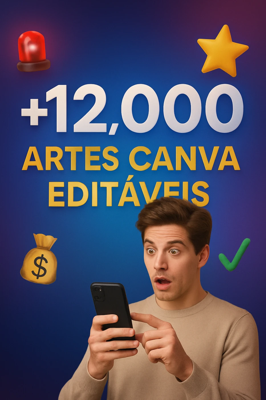 12000 artes CANVA Editáveis - Serviços Digitais