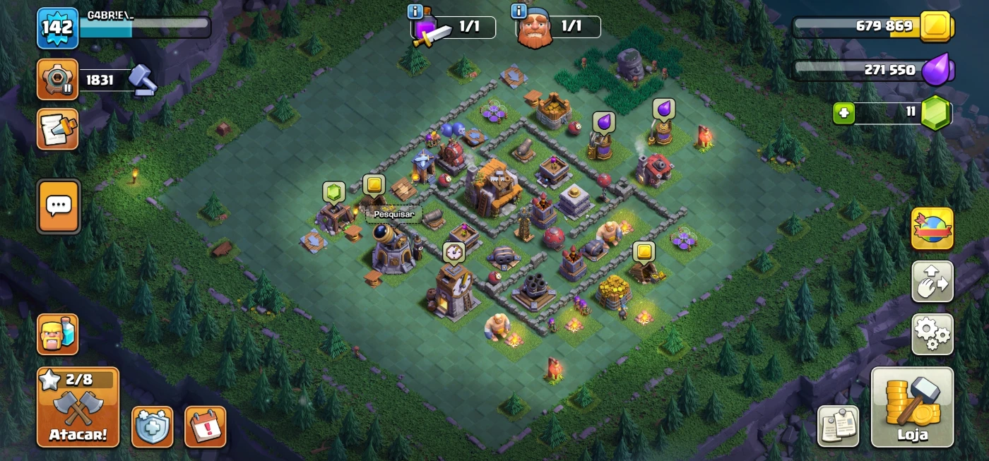 Conta Cv11 Full - Clash of Clans