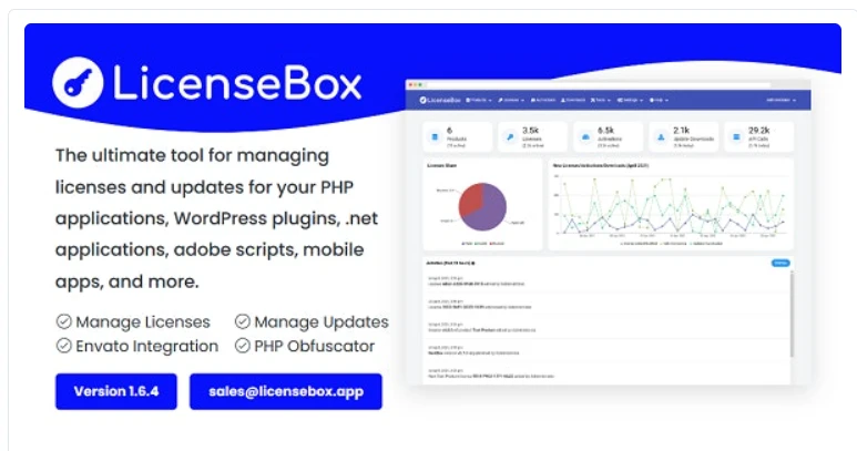 LicenseBox – PHP Licenser and Updates Manager - Outros