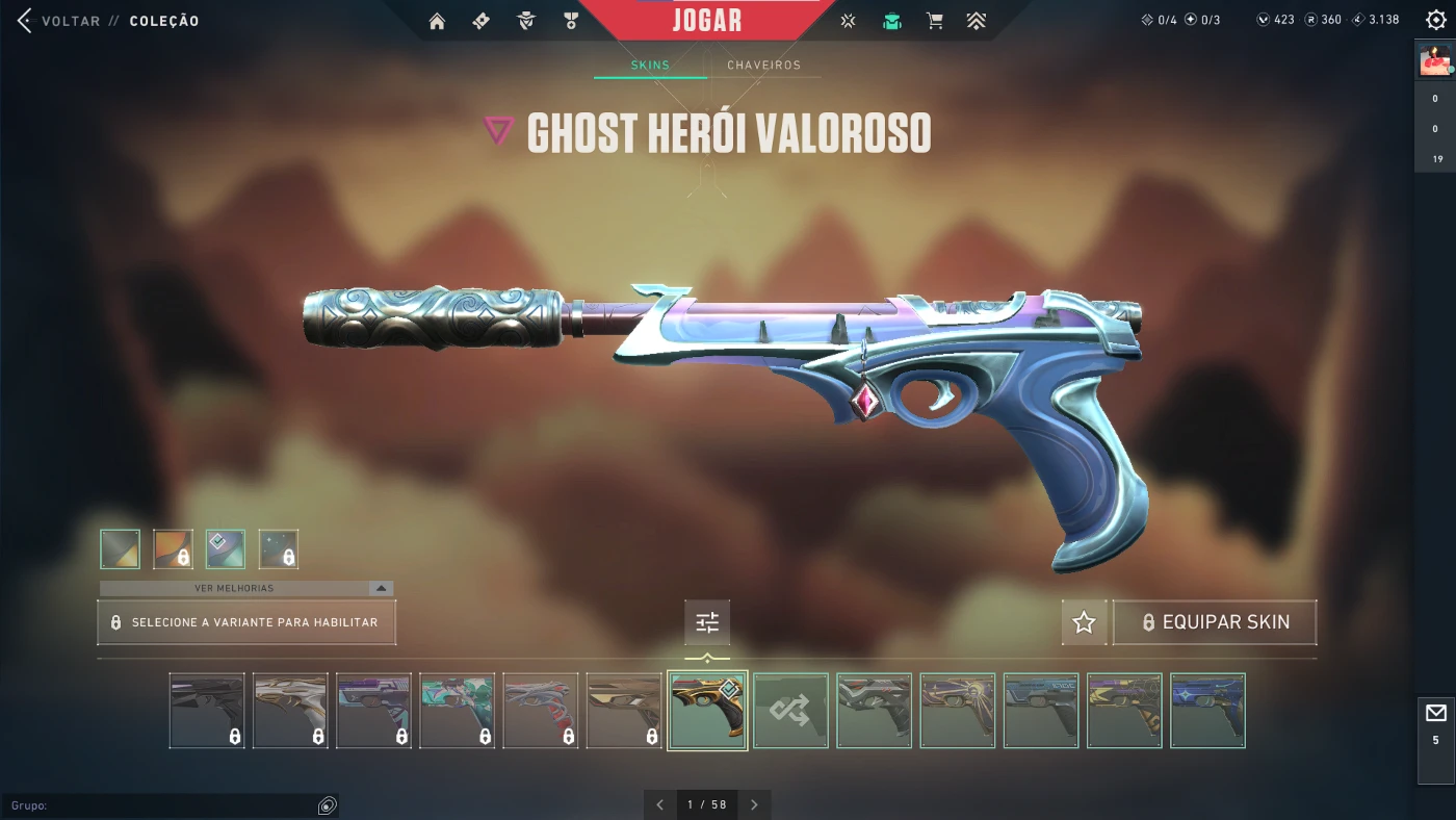 conta valorant com skins full acesso