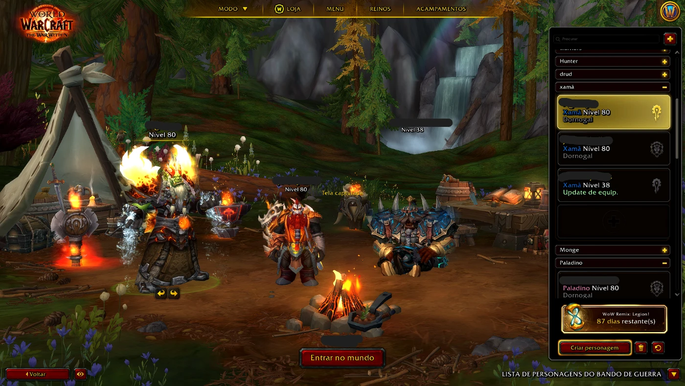 conta com war 3155 de io e dh com 3050 - Blizzard