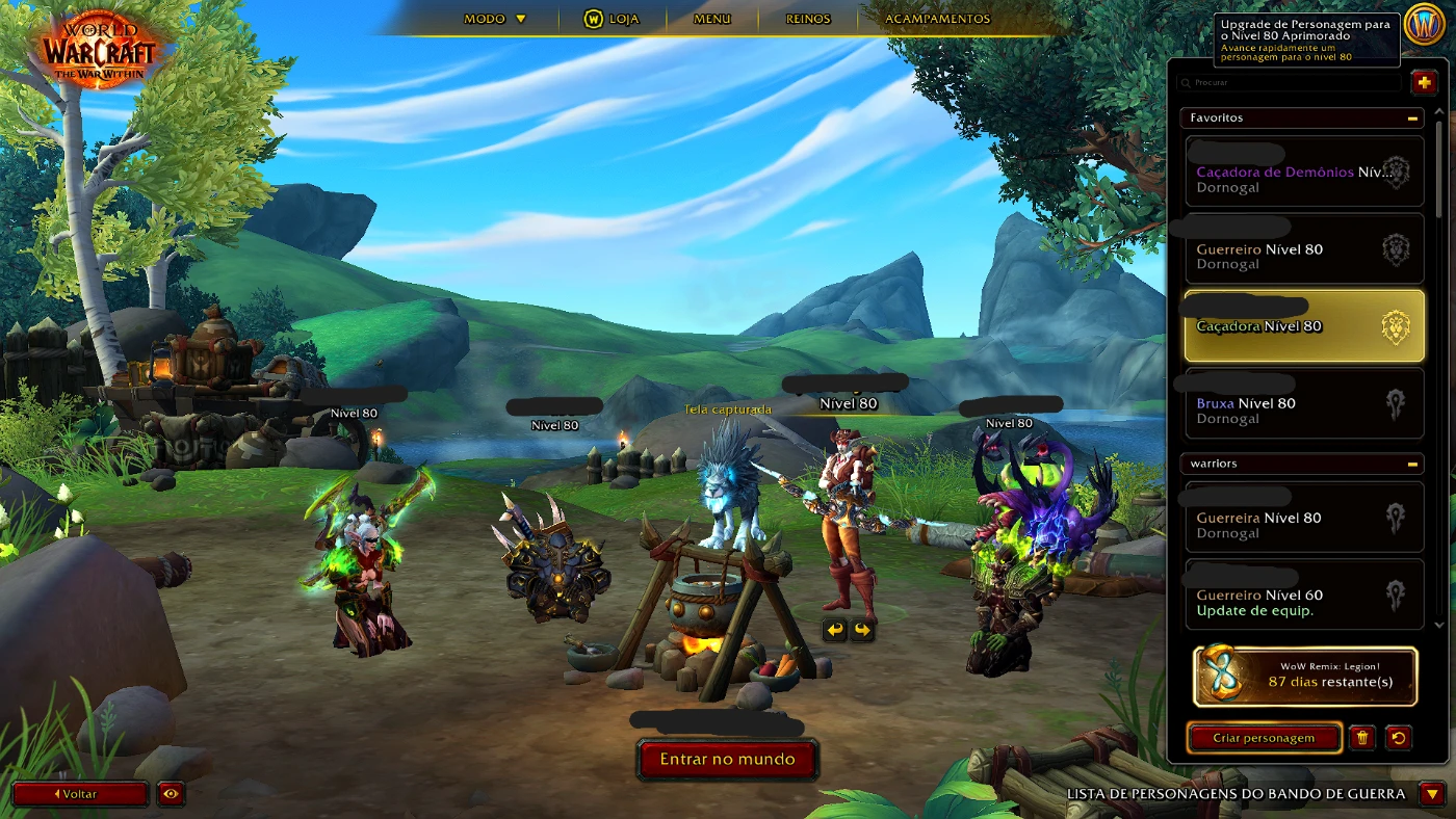 conta com war 3155 de io e dh com 3050 - Blizzard