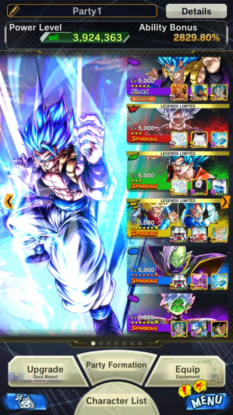 Dragon Ball Legends Ul Gogeta Blue Goku Mui Goku Revival Outros Dfg