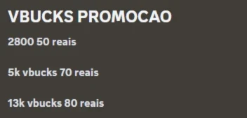 Fonte para conseguir comprar V-Bucks muito mais baratos - Fortnite