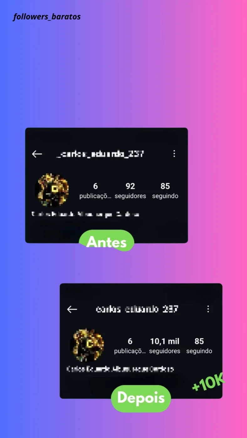 100 Seguidores Instagram - Redes Sociais