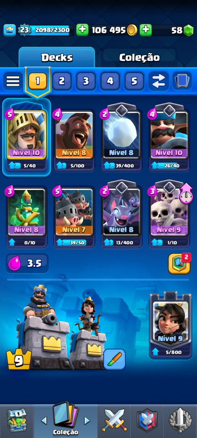 Conta Clash royale