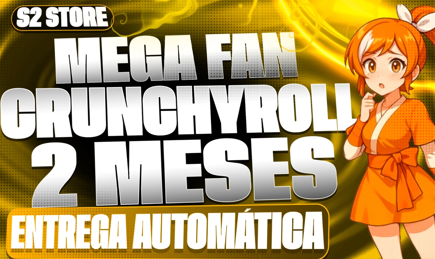 Cruchyroll Mega Fan 2 Meses Gift - Gift Cards