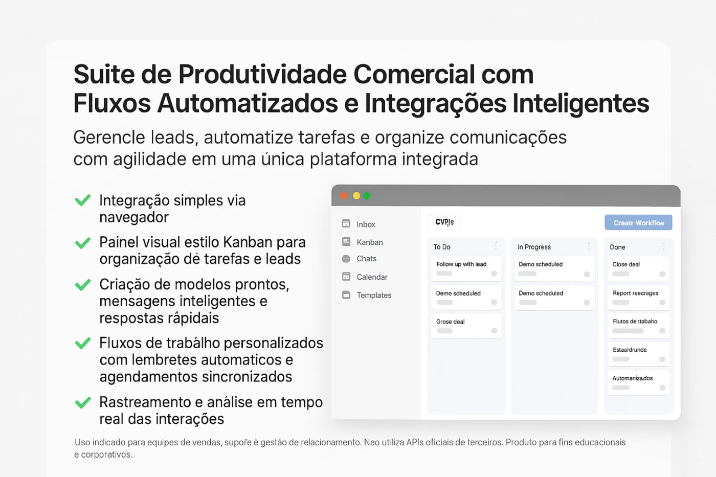 Sistema de Comunicação Corporativa com Automação e Gestão - Softwares and Licenses