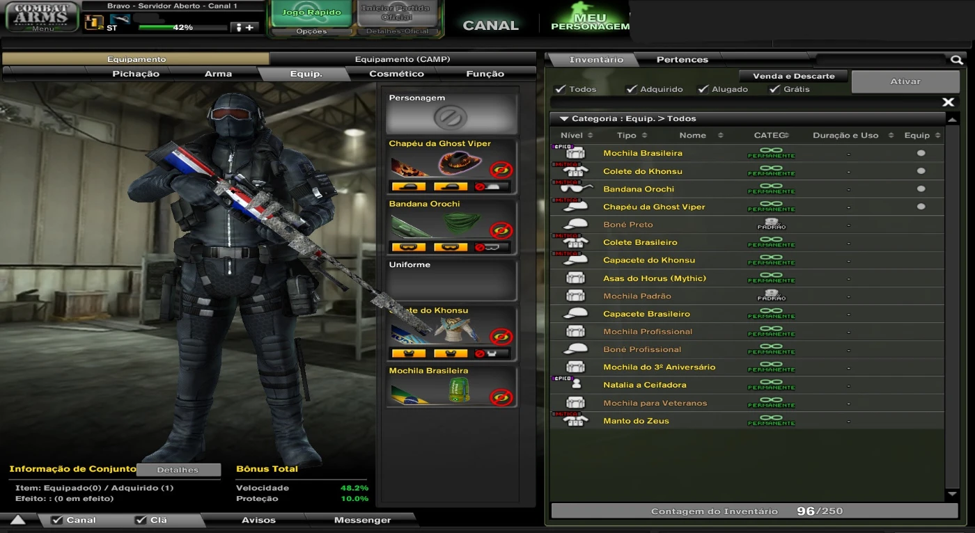 Vendo Conta Combat Arms (Vfun)