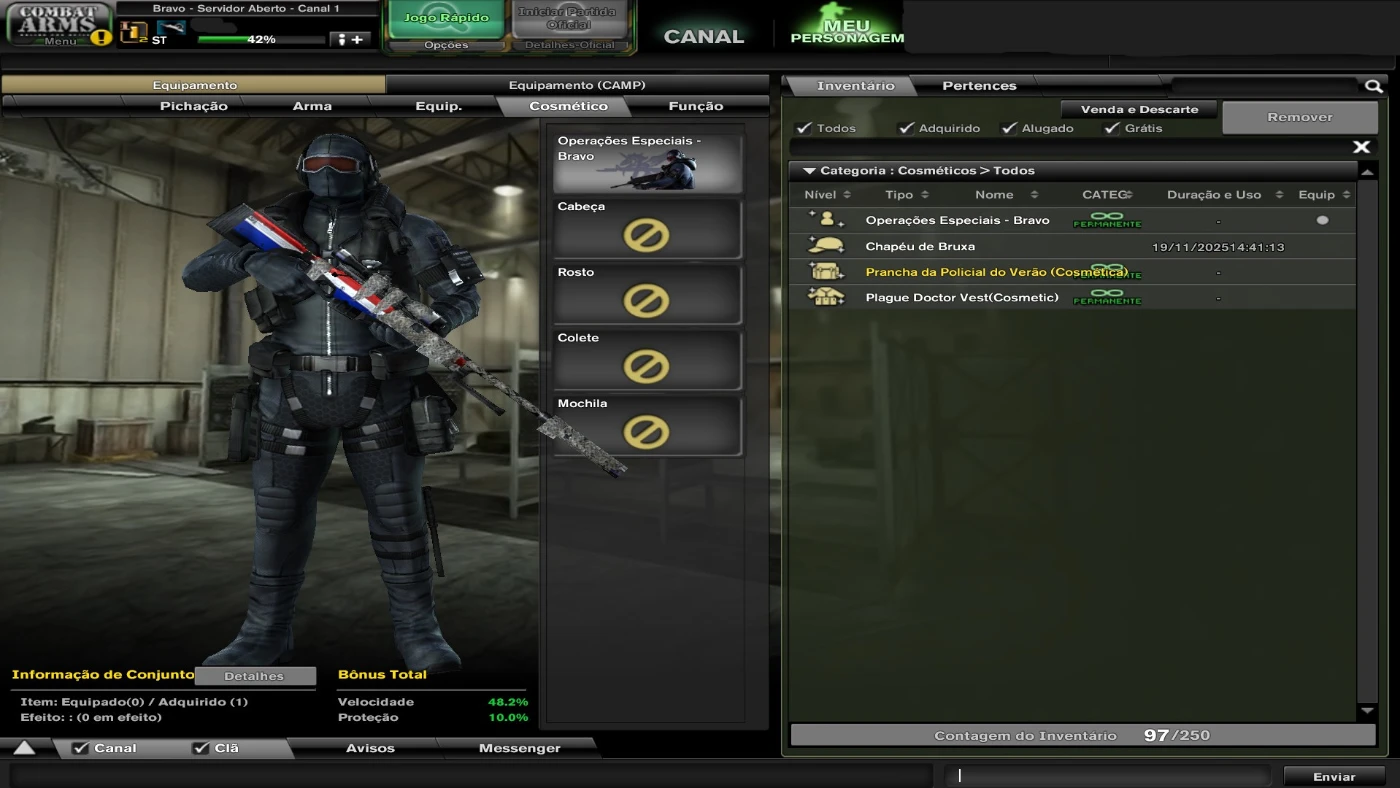 Vendo Conta Combat Arms (Vfun)