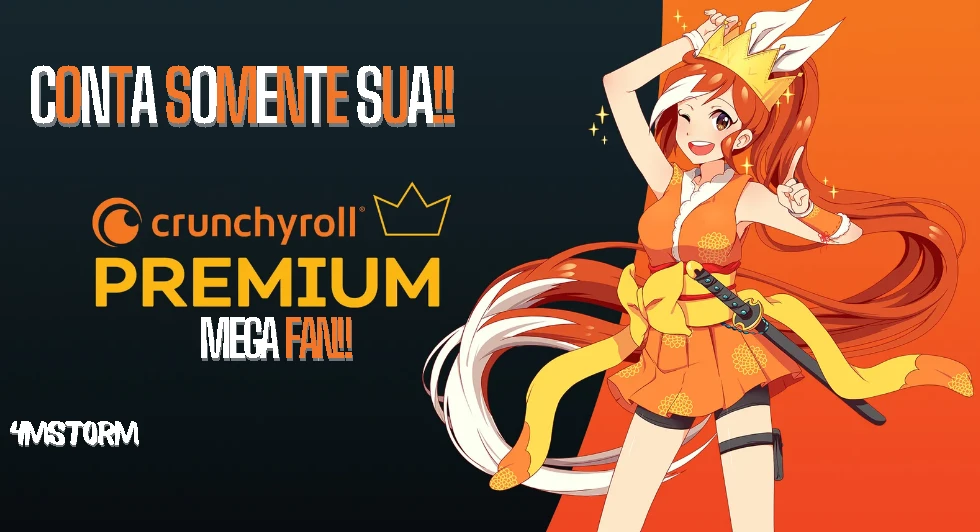 Crunchyroll Mega Fan 14 Dias (Conta Somente Sua) - Assinaturas e Premium