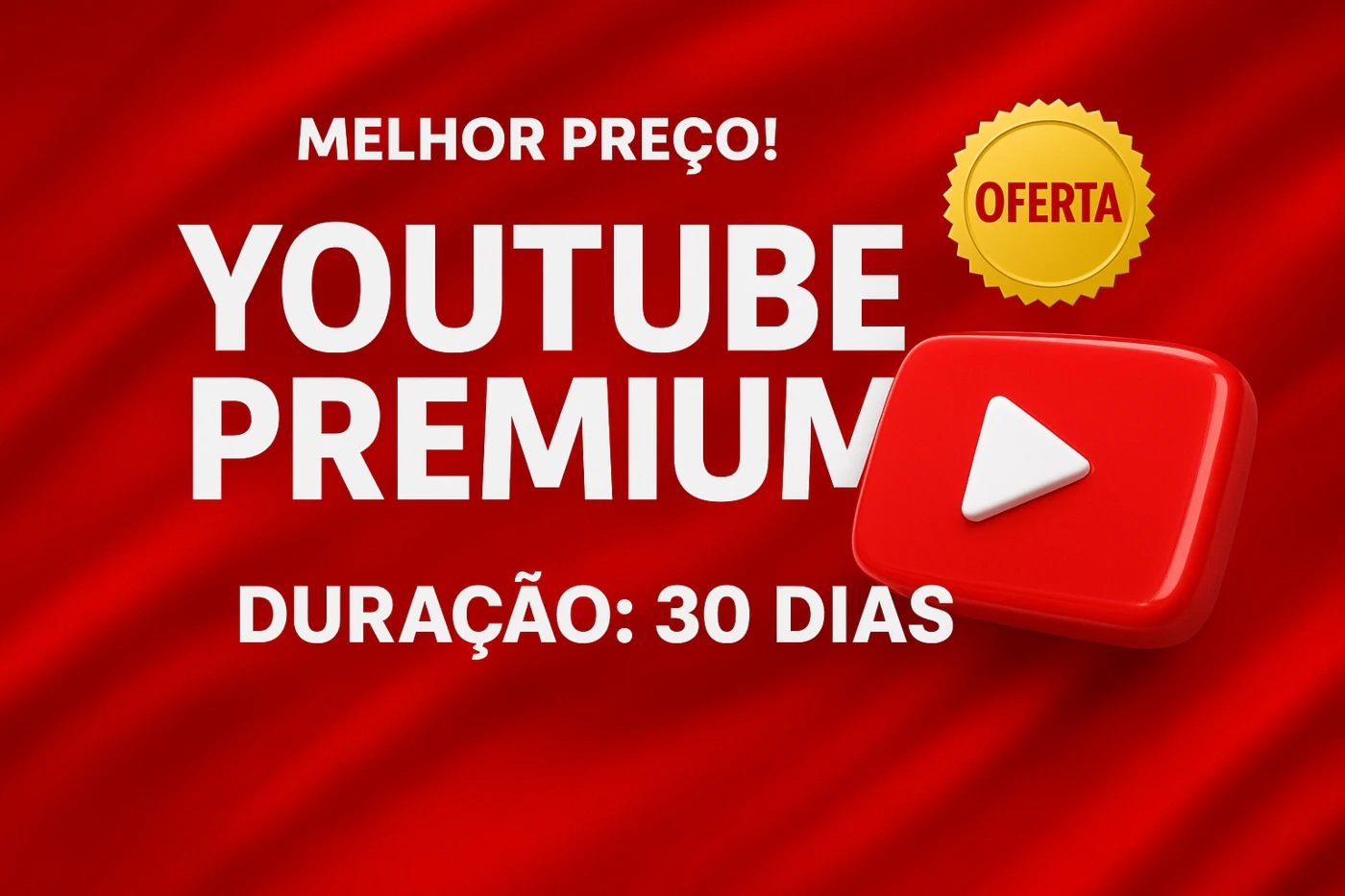YouTube premium 30 dia