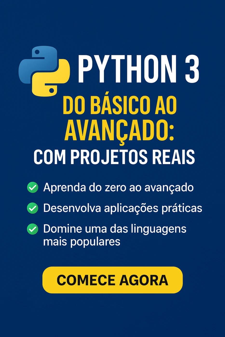 Python 3 do Basico ao Avançado - Courses and Programs