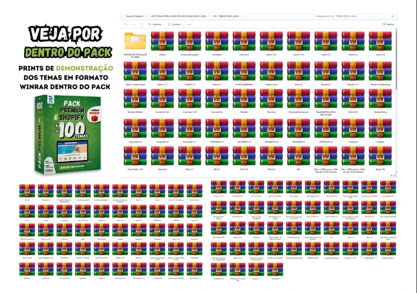 🚀 +150 Temas De Loja Dropshipping Shopify + Bônus Exclusivo - Outros