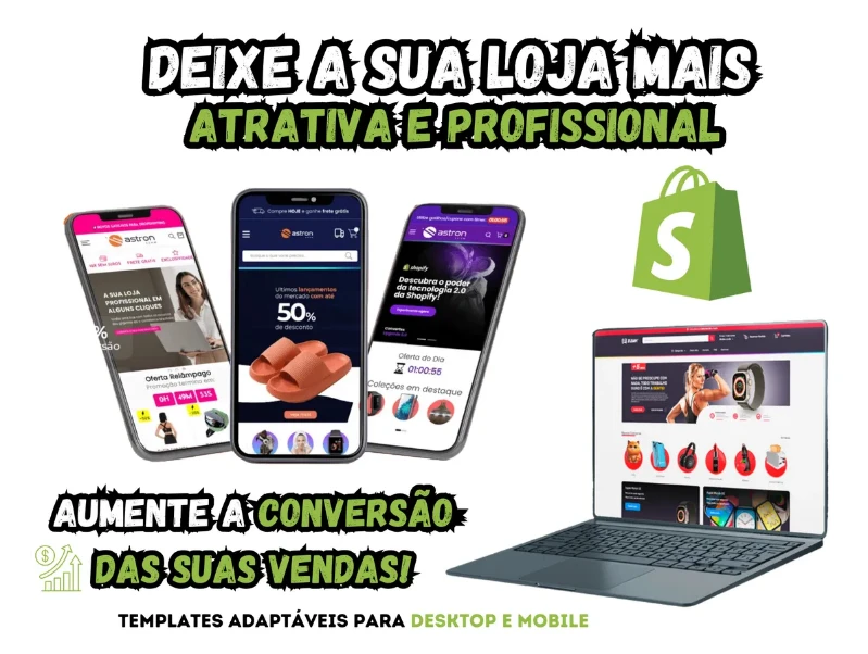 🚀 +150 Temas De Loja Dropshipping Shopify + Bônus Exclusivo - Outros