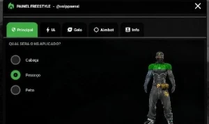 Painel sadx Freestyle gelo invertido ☠️ - Free Fire