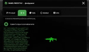 Painel sadx Freestyle gelo invertido ☠️ - Free Fire