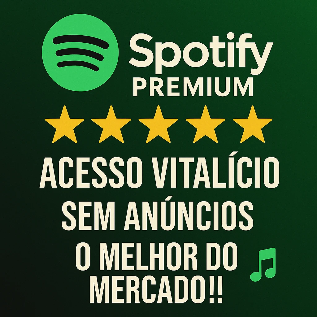 Spotify Premium (Vitalício) Sem Anúncios O Melhor Do Mercado - Gift Cards