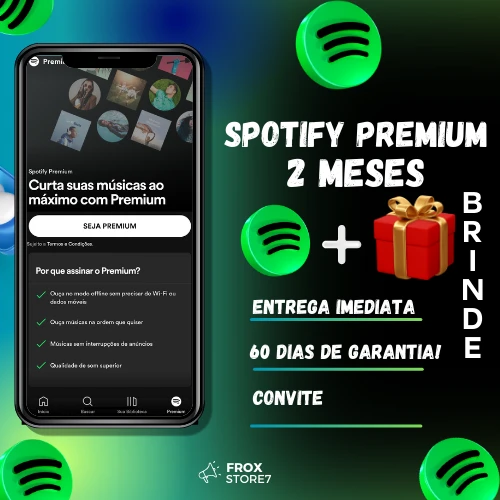 Spotify Premium + BRINDE SECRETO (não necessario da senha) - Assinaturas e Premium