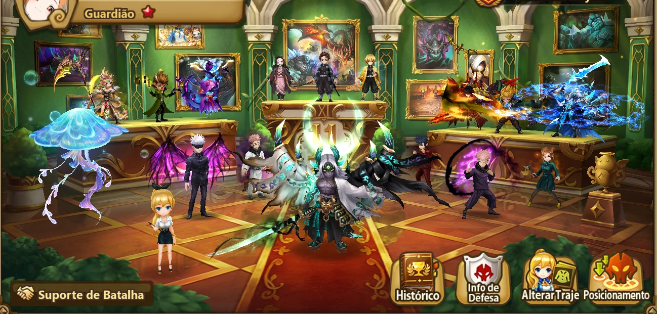 Raridade Jujutsu | Lucifer + Gojo Dark + Itadori Dark J3 - Summoners War