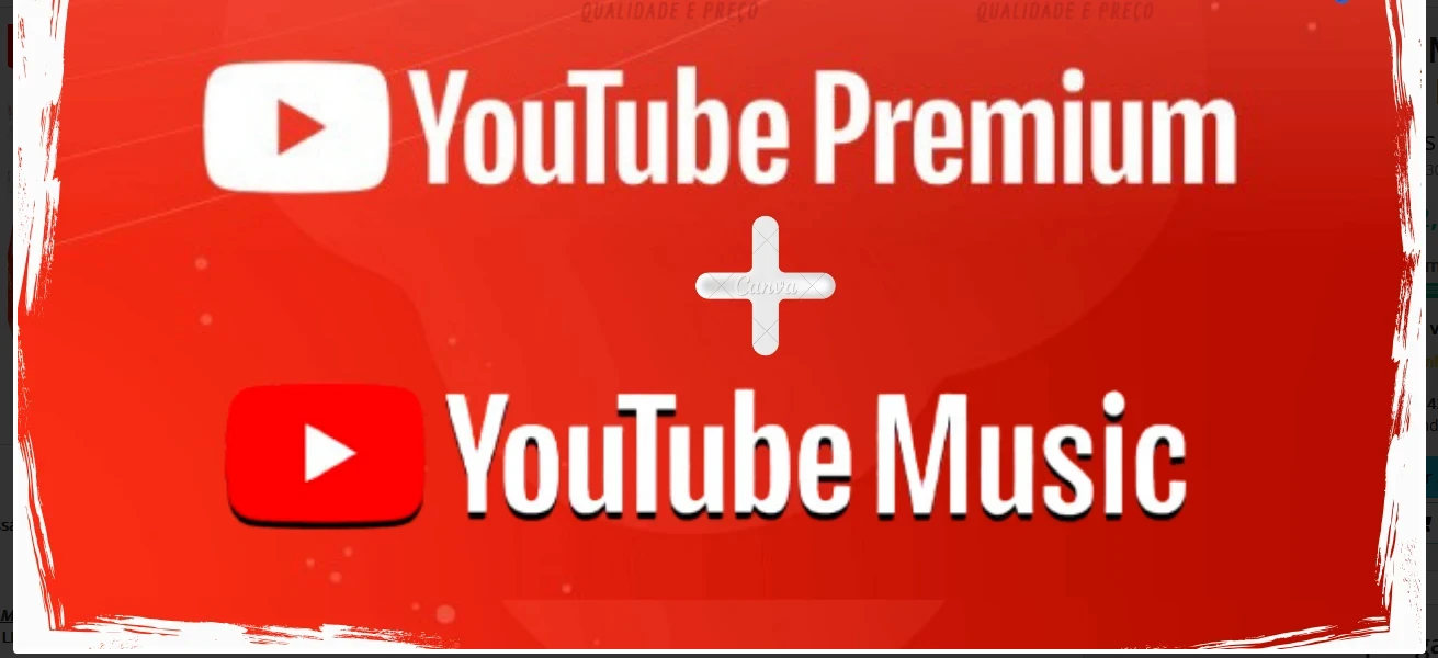 Youtube Premium + Music Convite Família - Assinaturas e Premium