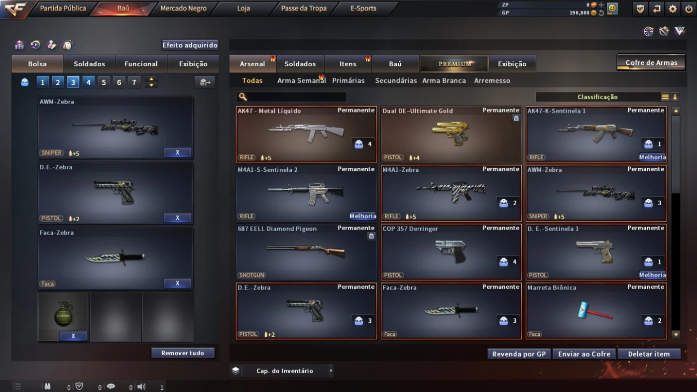 Conta Com 11 Armas De Mercado Negro. Nova Que Da Até 250% - Crossfire
