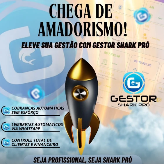 Gestor Shark Pro Venda no Automatico Ferramenta Ilimitada - Outros