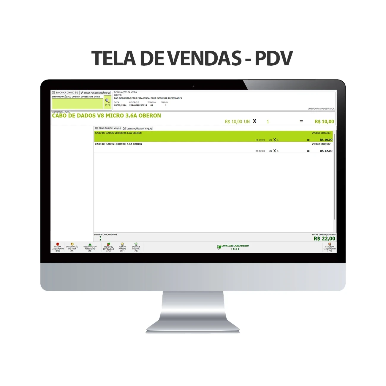 Pdv Script Mercado/Mercadinho - Ponto De Venda Vitalicio - Others