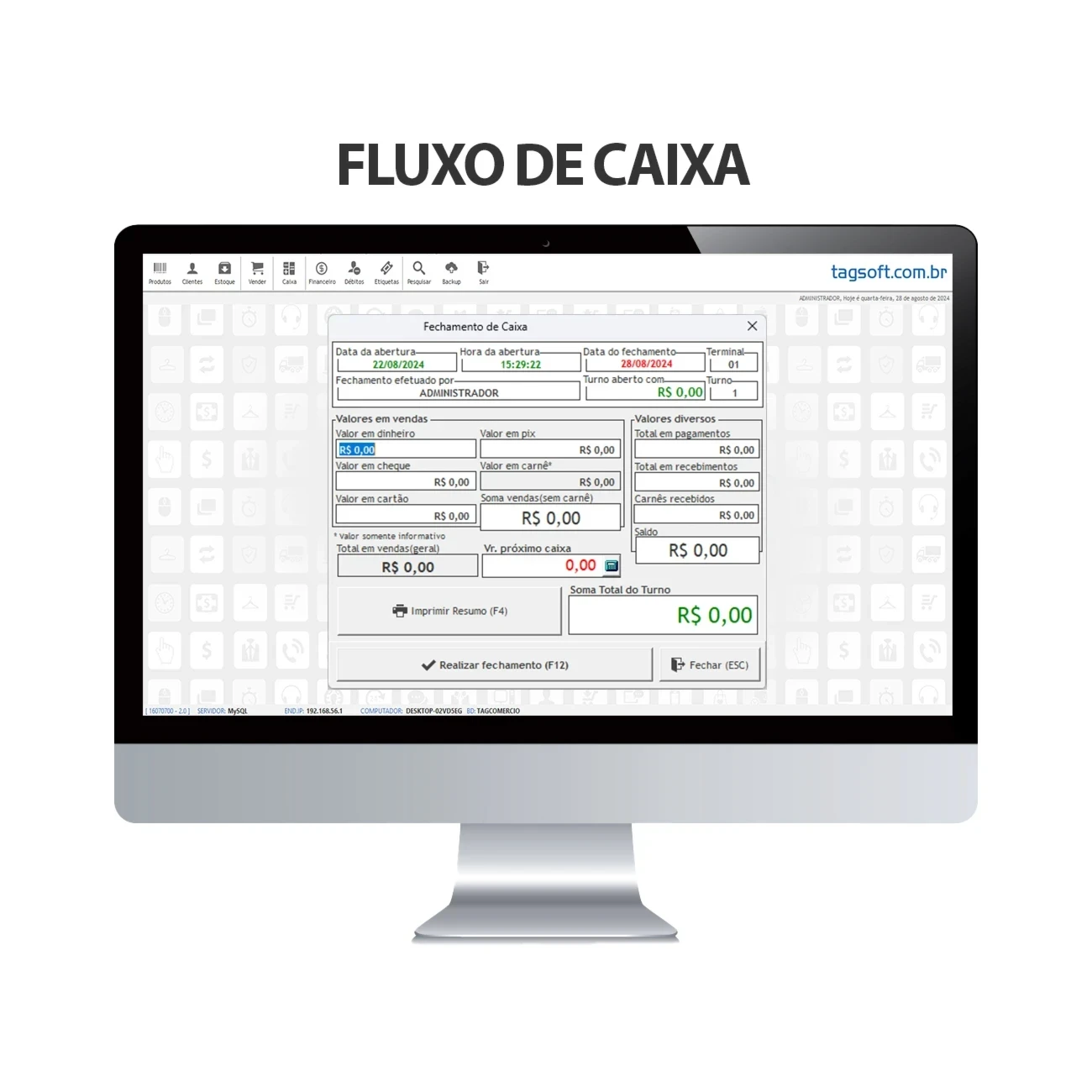 Pdv Script Mercado/Mercadinho - Ponto De Venda Vitalicio - Others
