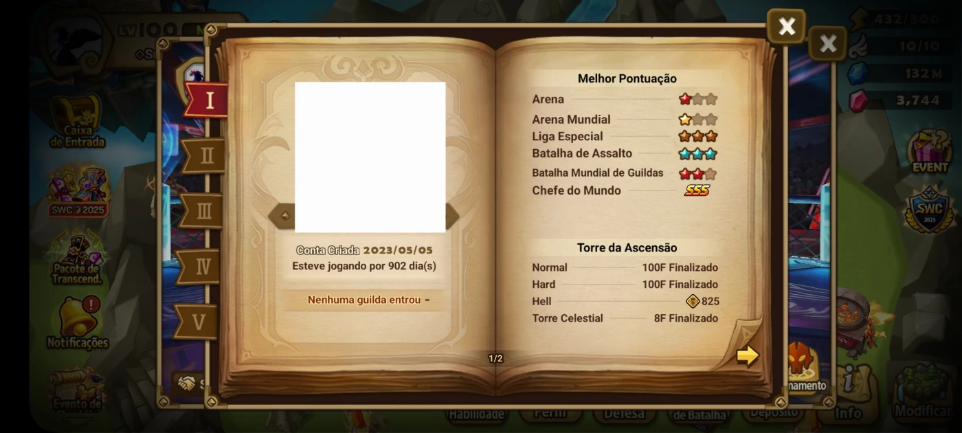 G1/C1 Global Lucifer+ Leo + 265 6* - Summoners War