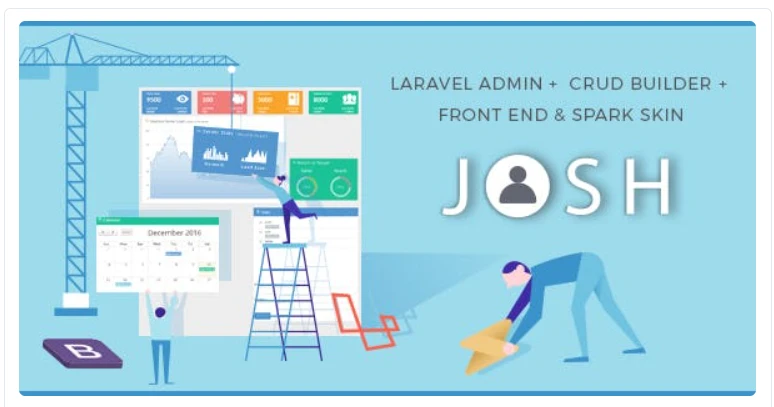 Josh – Laravel Admin Template + Front End + CRUD - Outros