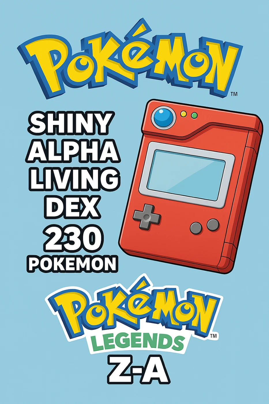 Pokemon Legends Z-A - Pokedex Alpha Shiny 6IV - Outros