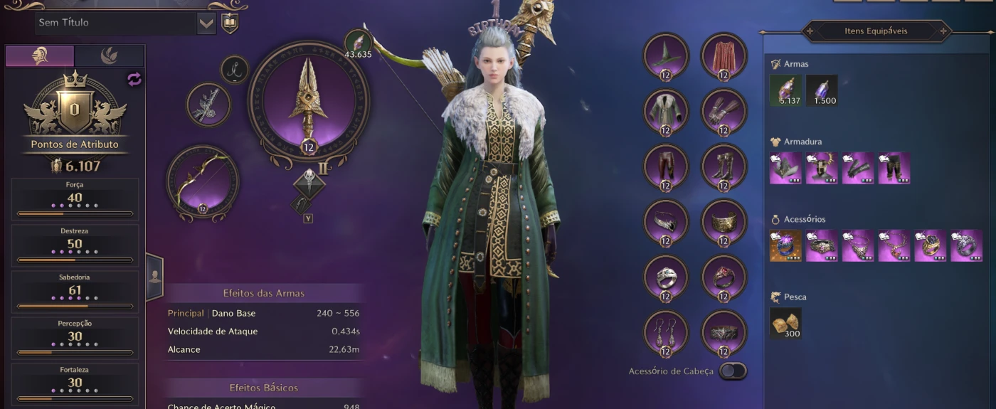 Personagem Throne And Liberty 6k+ - Outros