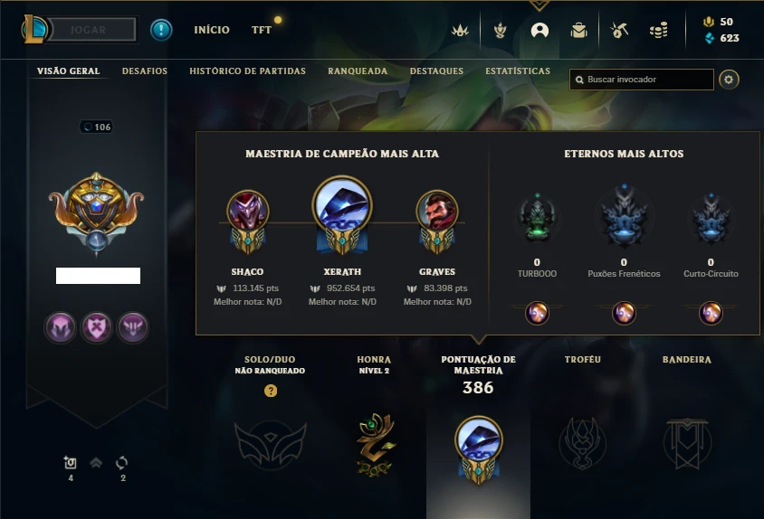 Conta Unranked Todos Os Champs E 190 Skins Kayle Juiza League