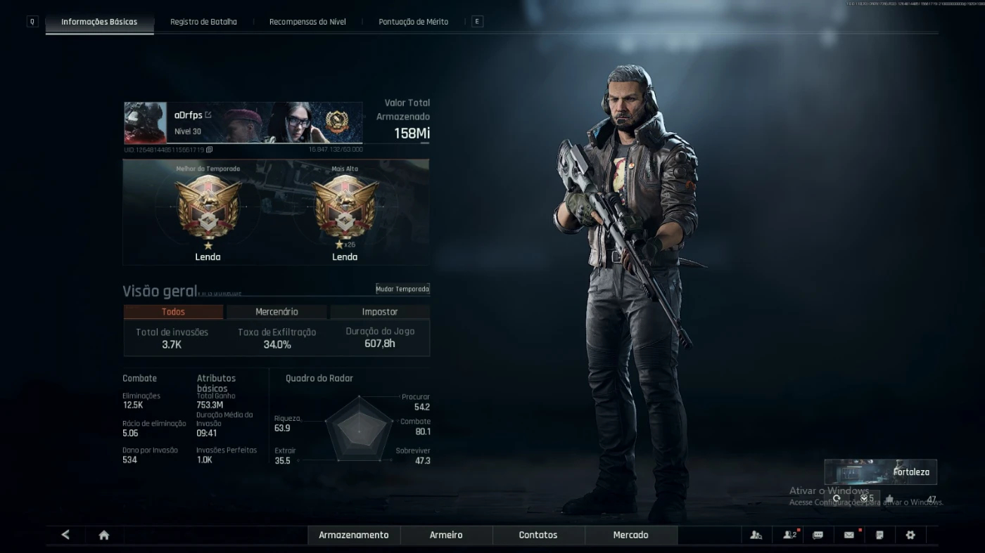 Conta Arena Breakout infinite PC 220 milhões de stash - Steam