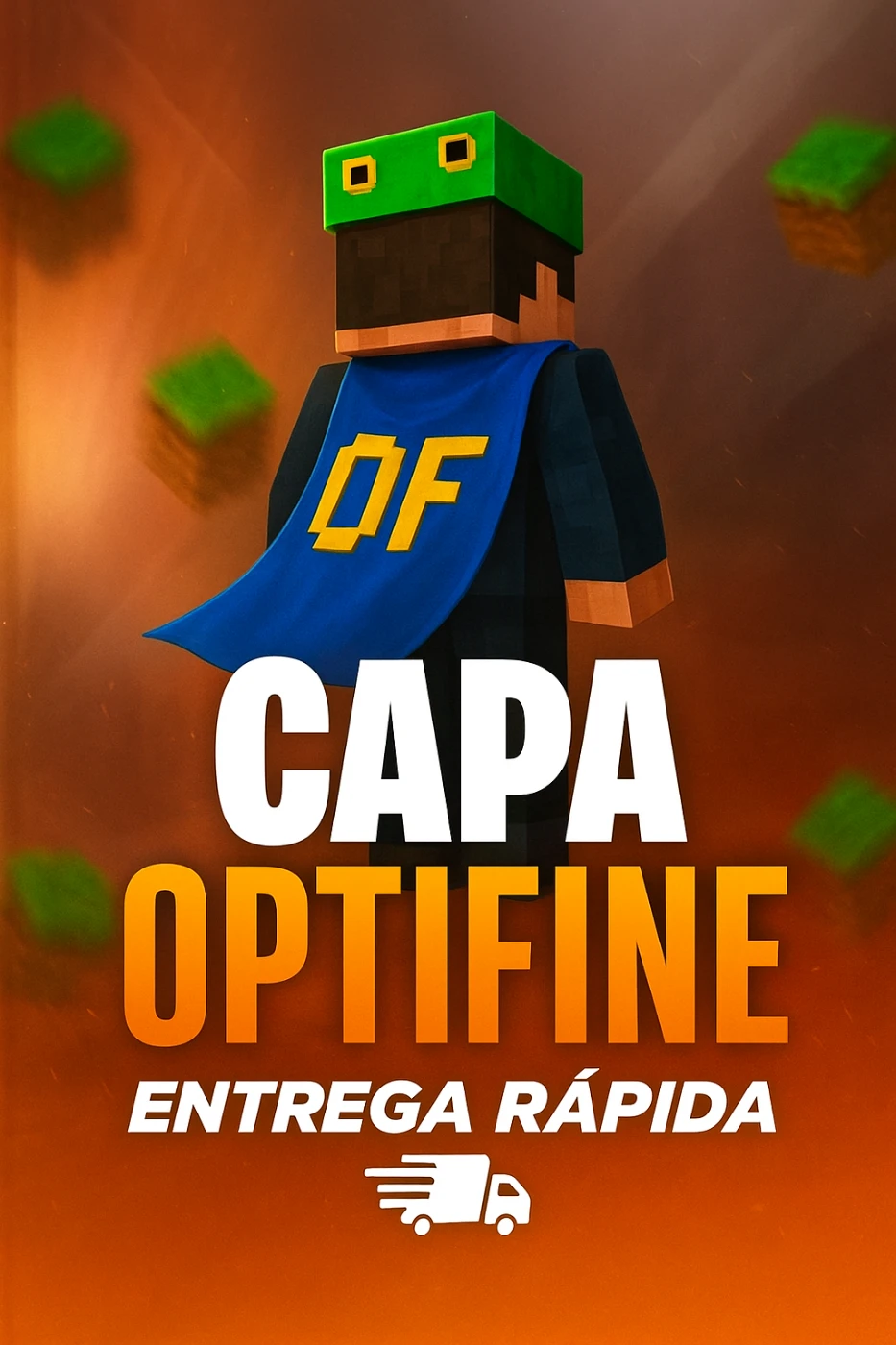 Capa Da Optifine + brinde conta nfa de minecraft