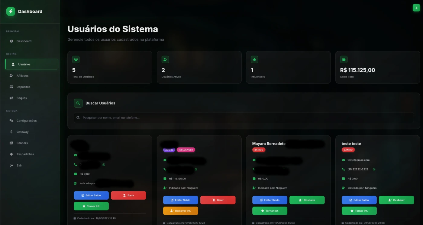 Script Raspadinha Completo Com Gateway De Pagamento - Digital Services