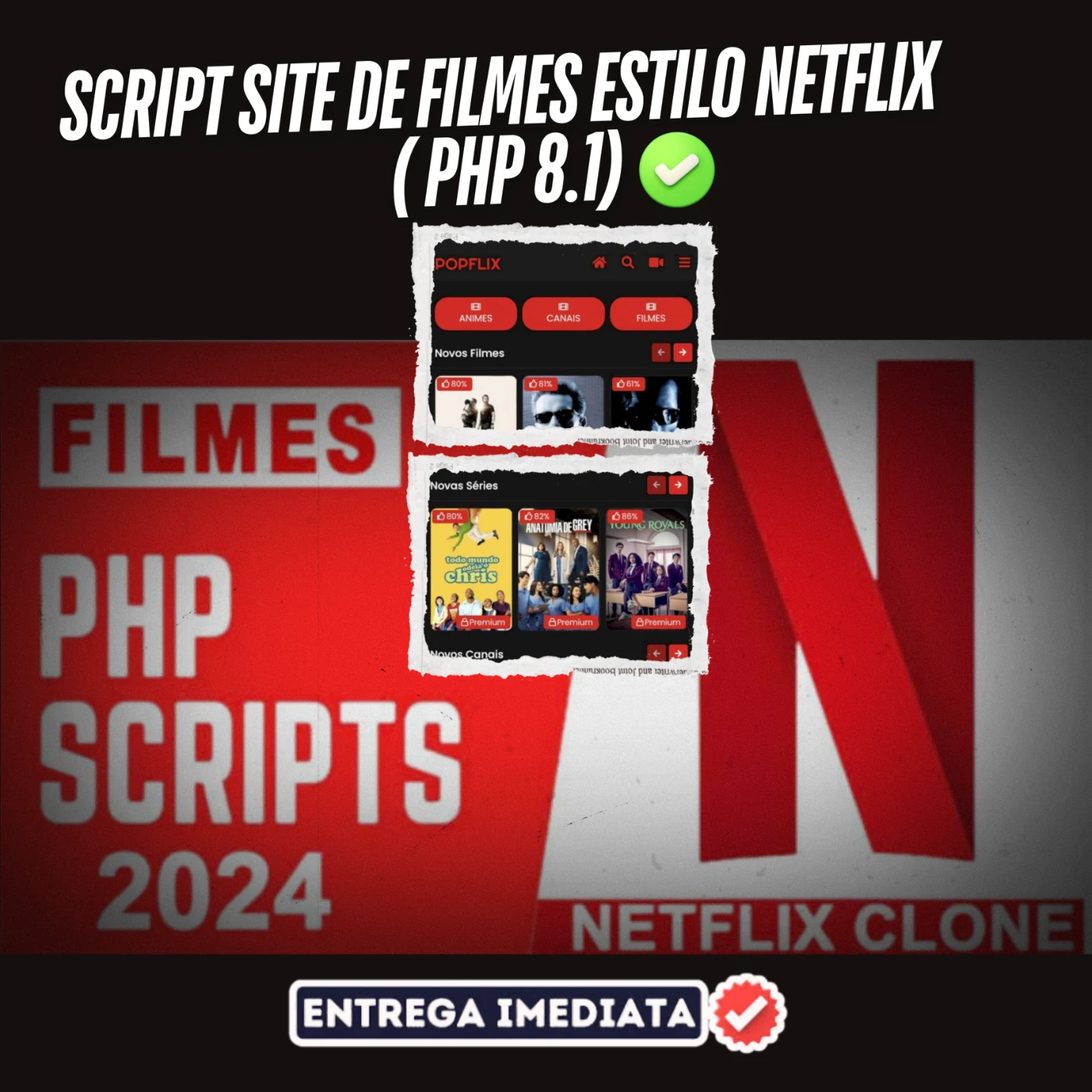 Script site de filmes estilo Netflix ( PHP 8.1) 🎥 - Outros
