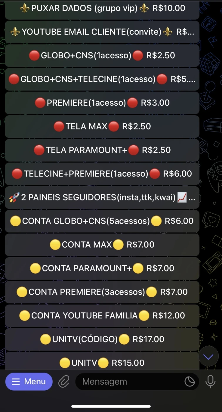 Bot De Contas Streaming Para Revenda 6 Painéis - Outros