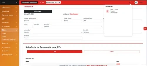 Sistema Emissor Nfe, Nfce E Cte 4.0 - Saas Php8 2025 - Outros
