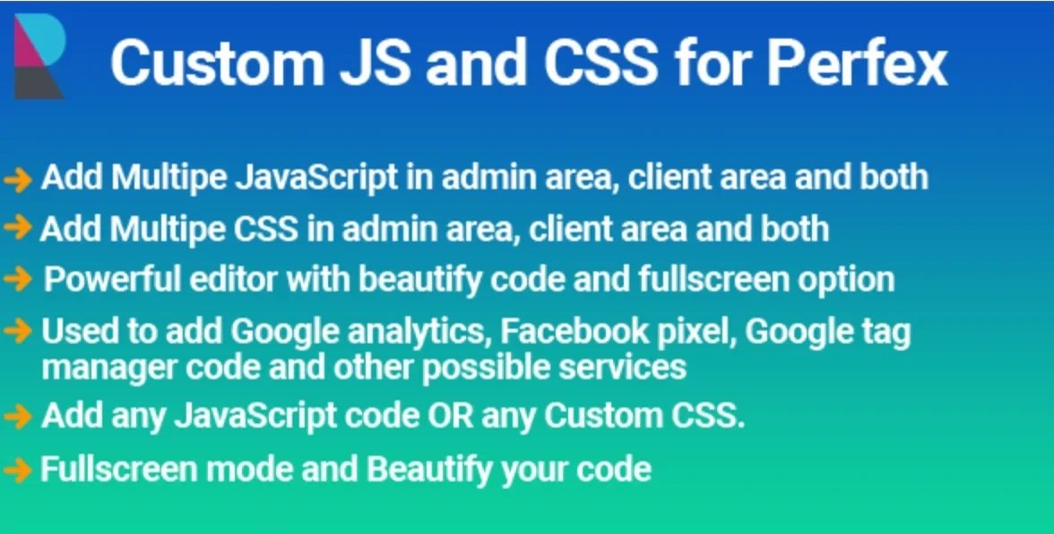 Custom JS and CSS | Perfex CRM - Others
