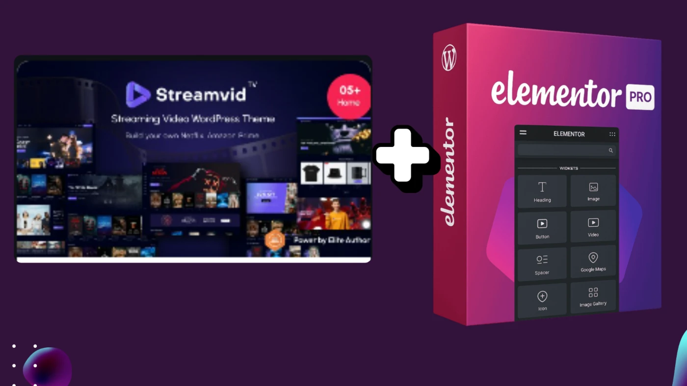 StreamVid - Template Estilo Netflix + Plugin Elementor Pro - - Others