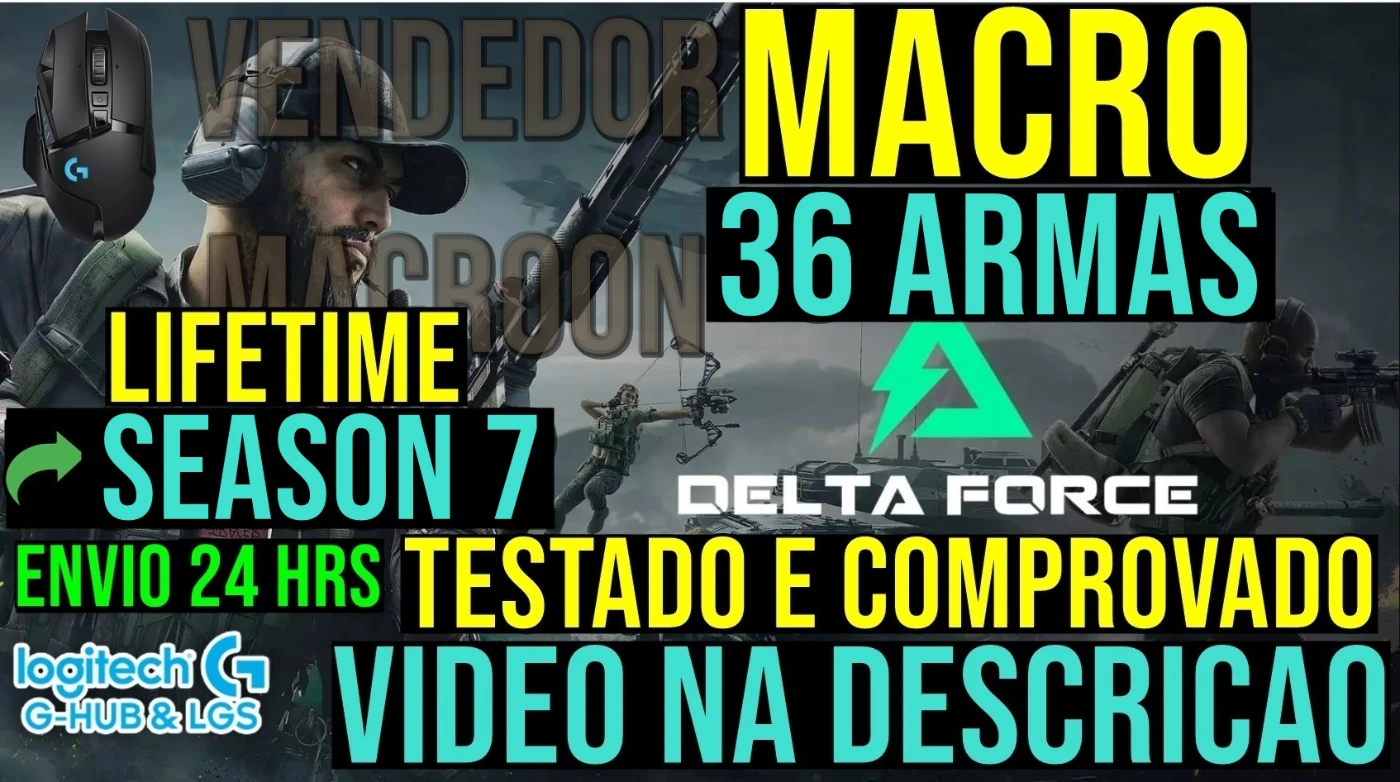 Macro Delta Force - Mouses Logitech - (Vitalicio) - Steam