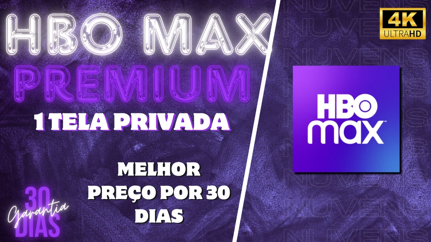 ☁️ HBO MAX 30 Dias | 1 Tela Privada + Entrega Imediata - Assinaturas e Premium