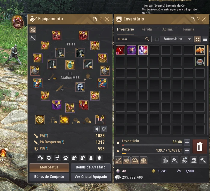 Conta Black Desert - EXCELENTE.