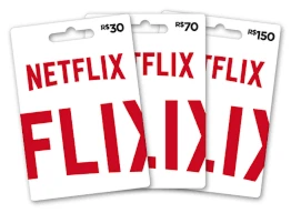 NETFLIX Recarga mensal 30 dias - Gift Card - Gift Cards